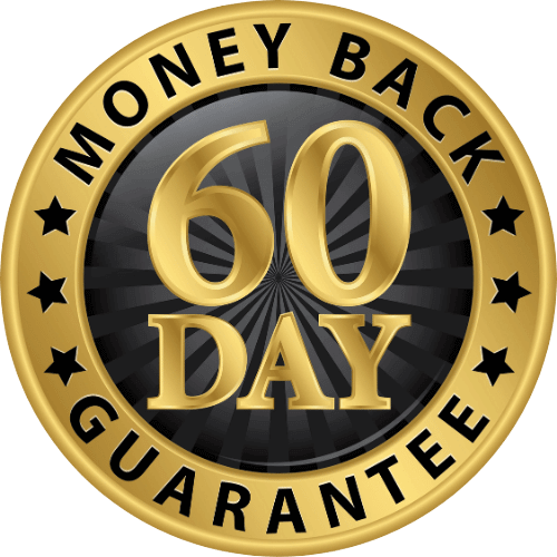 The Cura ProWave Deep Healing Pad comes with a 60 day money back guarantee.