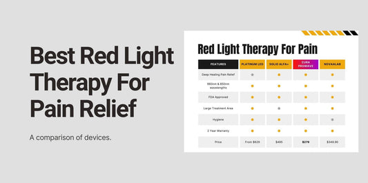 Best Red Light Therapy for Pain Relief Devices 2023 - Comparison