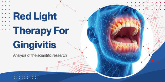 Blog hero image Red and Blue Light Therapy for Gingivitis: What Peer-Reviewed Research Shows About Inflammation and Bacteria