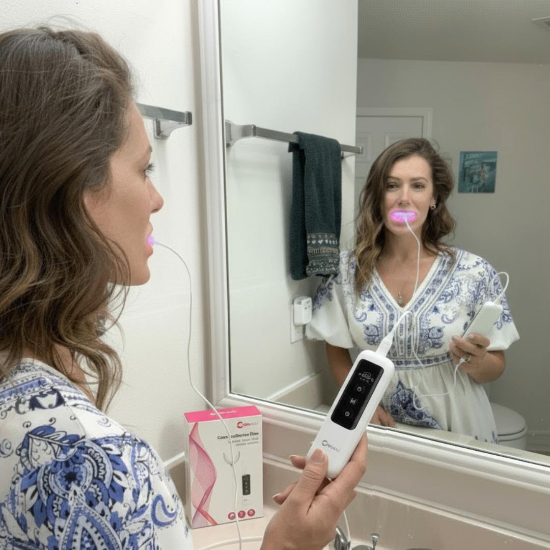 Product demonstration Cura OralRevive Elite