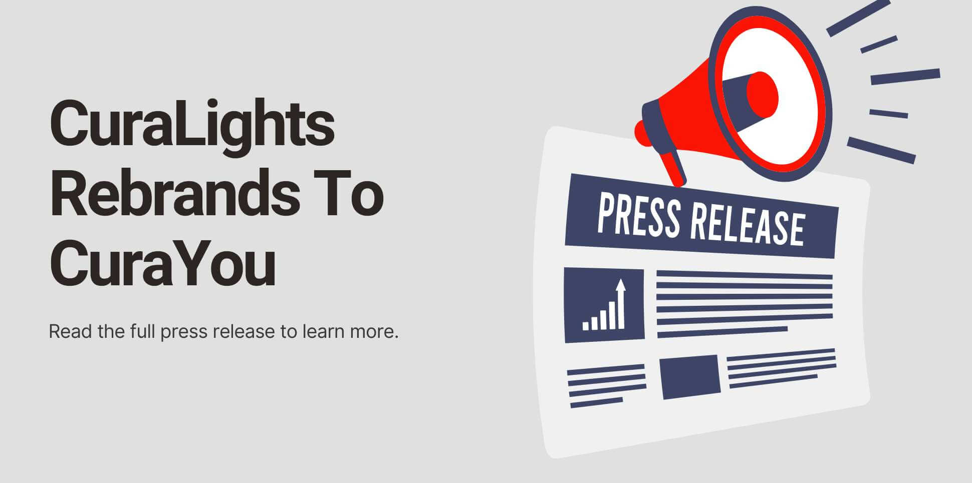 Image for press release: CuraLights rebrands to CuraYou