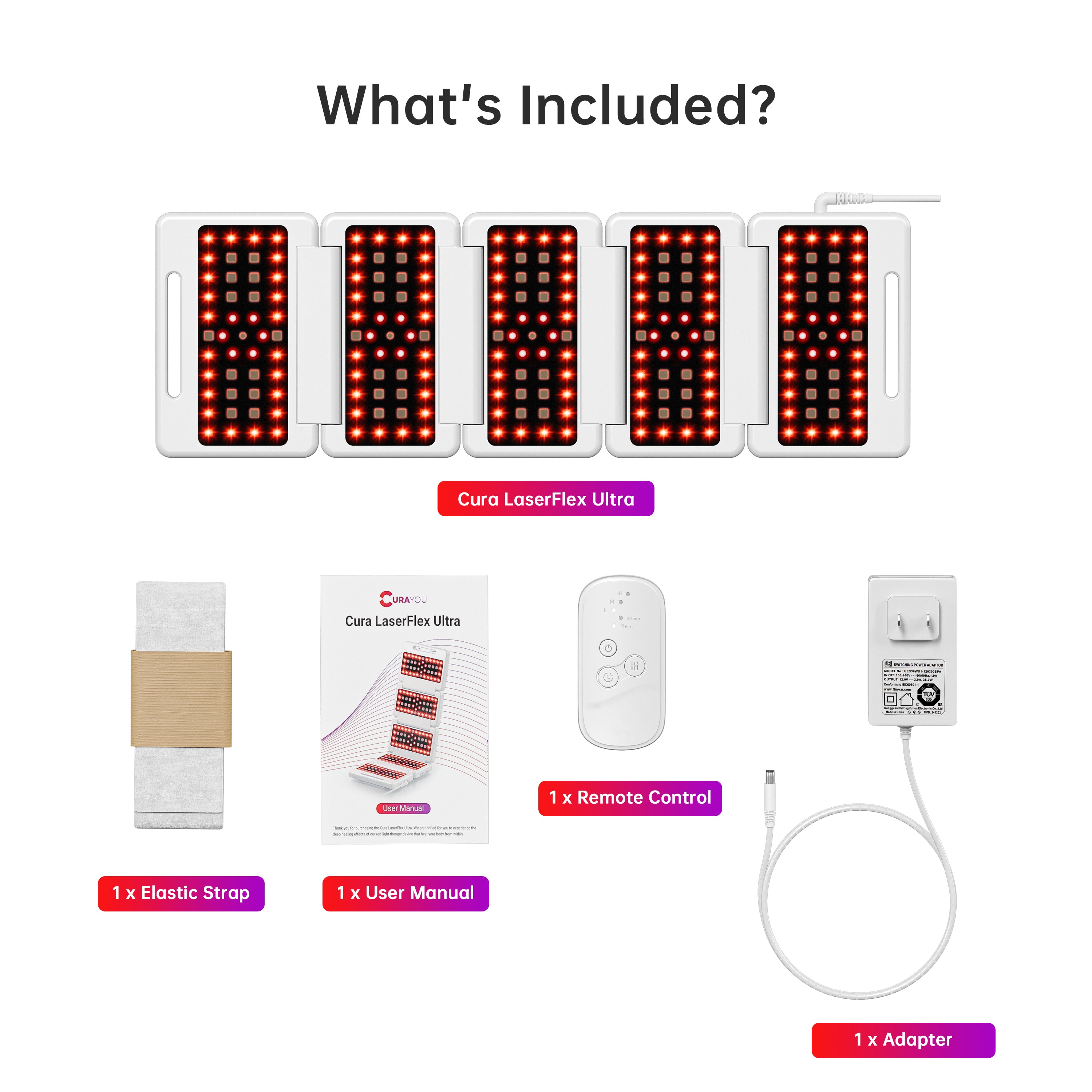 Cura LaserFlex Ultra™ - Combination Red Light Therapy For Gut & Back ...