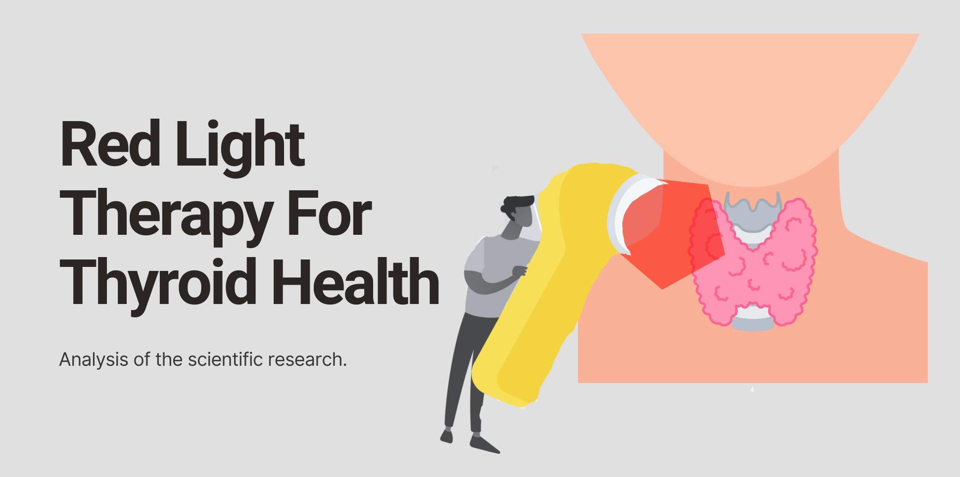 Banner promoting our blog on the scientific research of red light therapy for gut health.