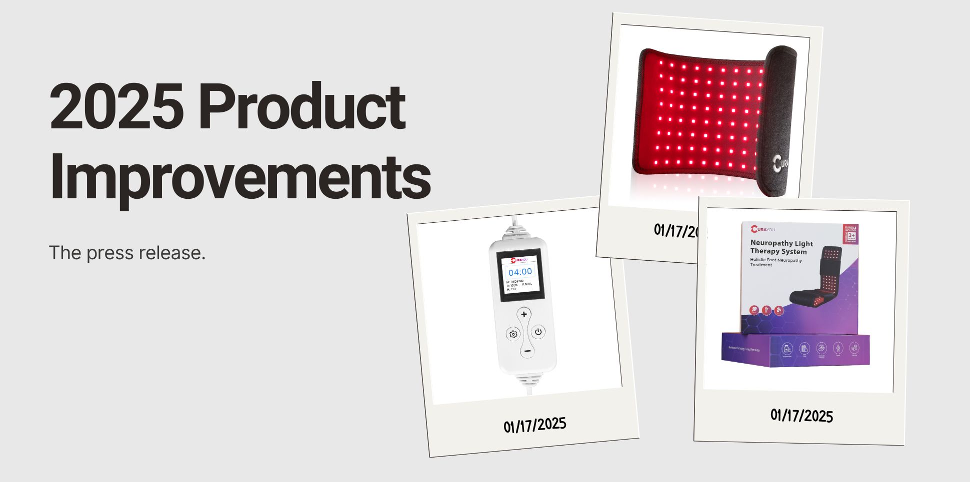 Banner of our news article about how CuraLights wins prestigious product award